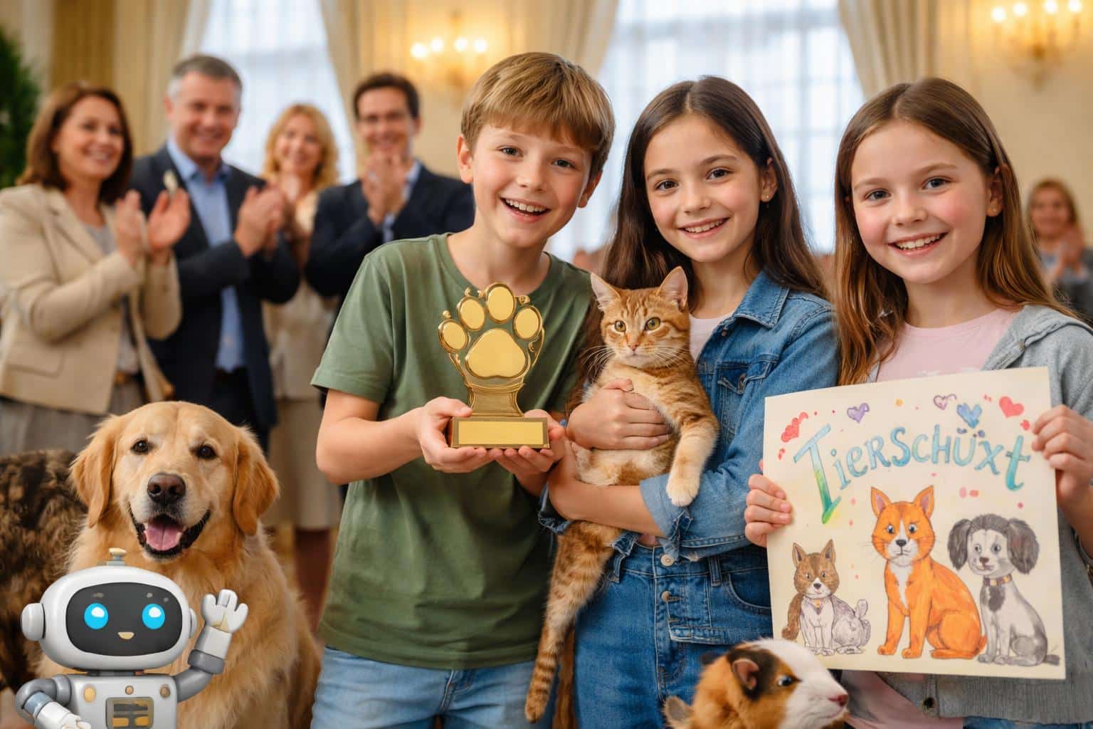 Schüler für Tierschutz ausgezeichnet