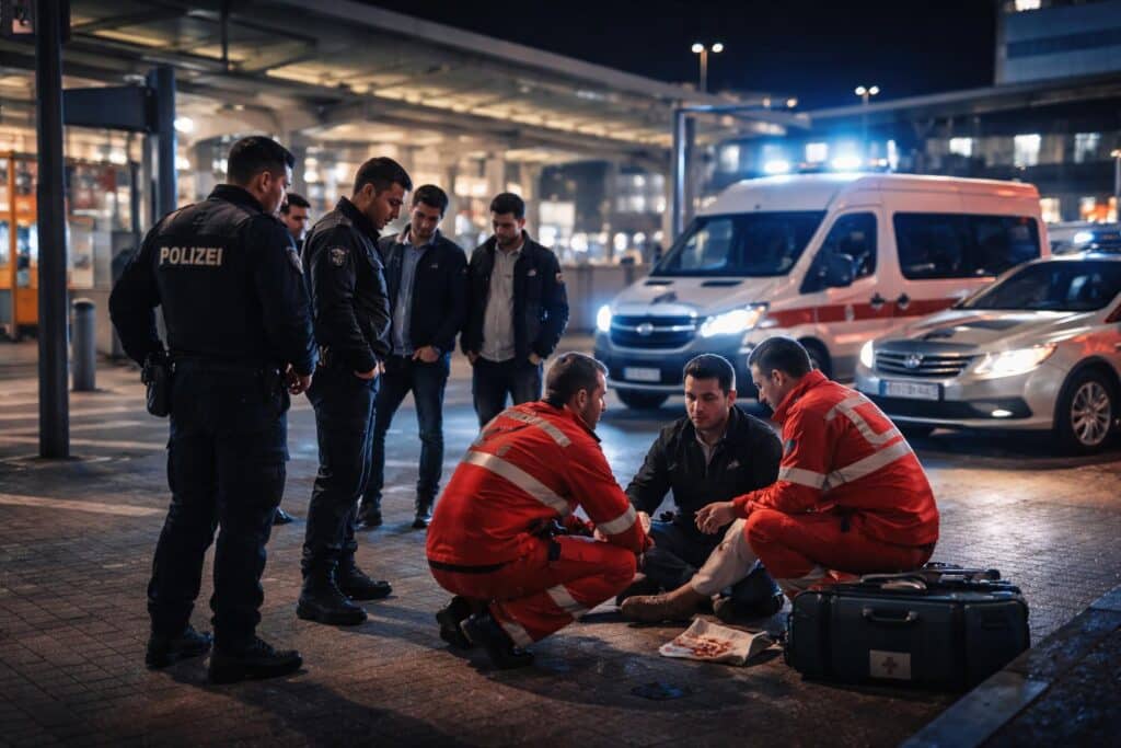 Zwei Verletzte bei Rauferei