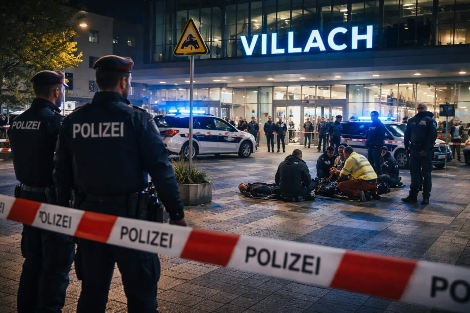 Verletzte nach Rauferei am Bahnhofplatz