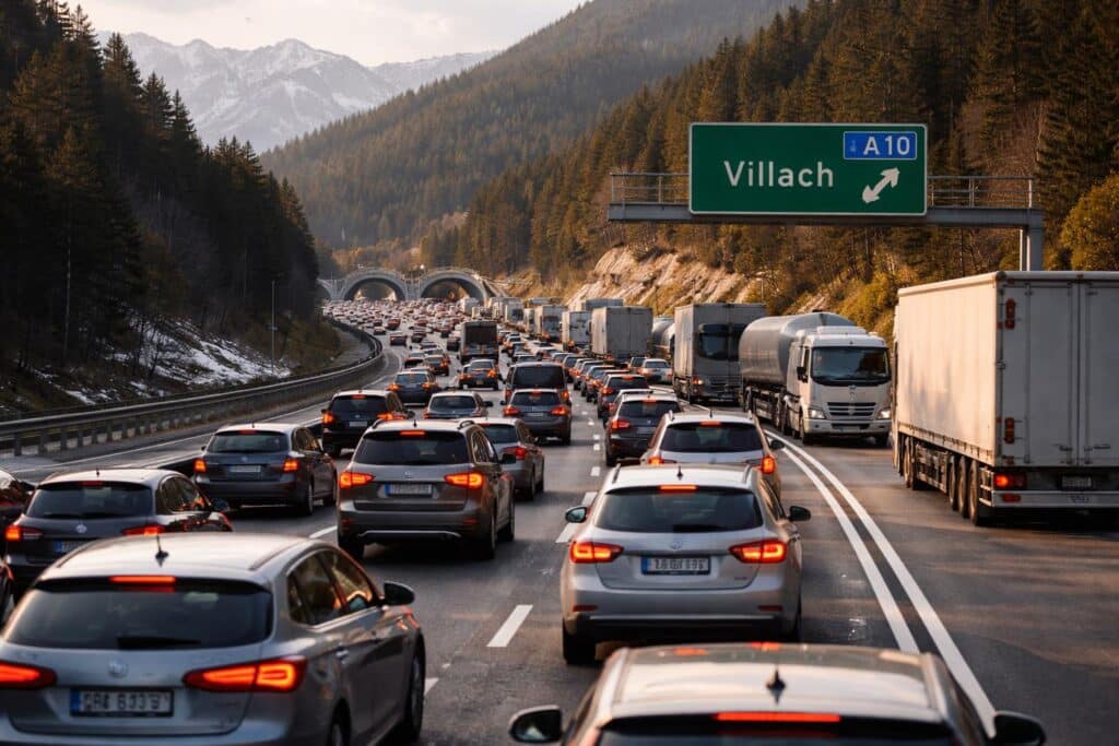 A10 Tauern Autobahn, Salzburg Richtung Villach