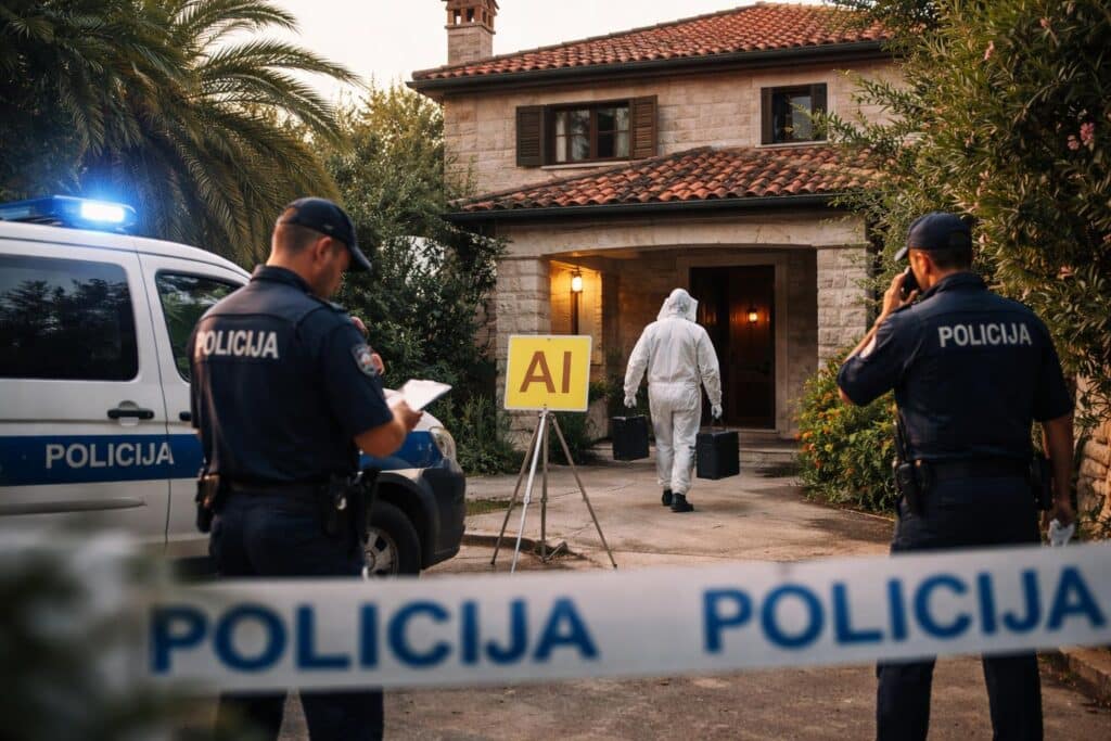 Polizei ermittelt: Drei Leichen in einem Haus in Poreč gefunden