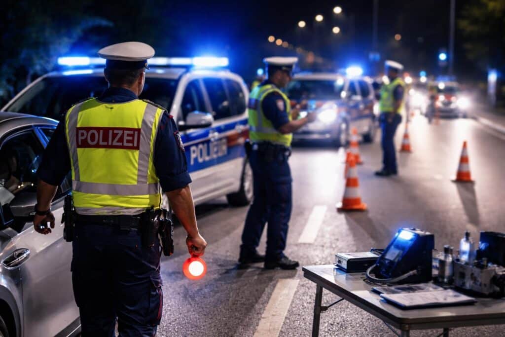 17 Führerscheinabnahmen bei Schwerpunktkontrolle