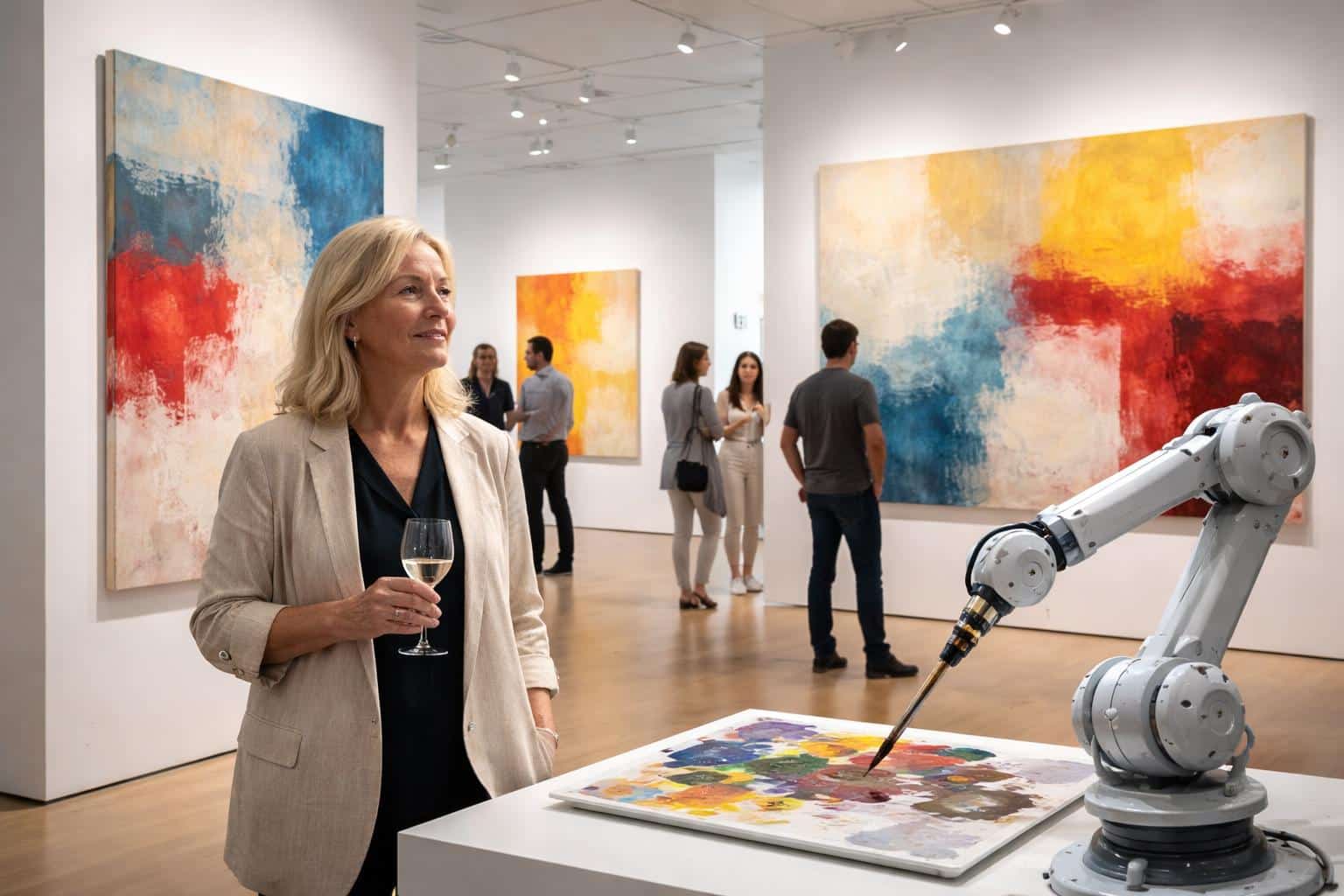 Ausstellung von Christine de Pauli in Klagenfurt