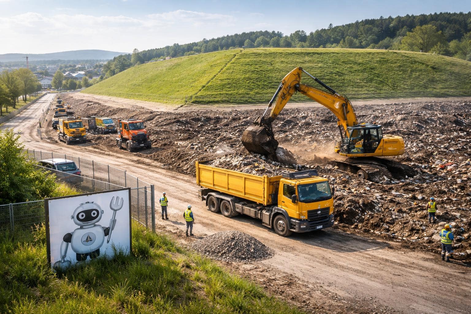 Start für Sanierung der Mülldeponie Auenpark