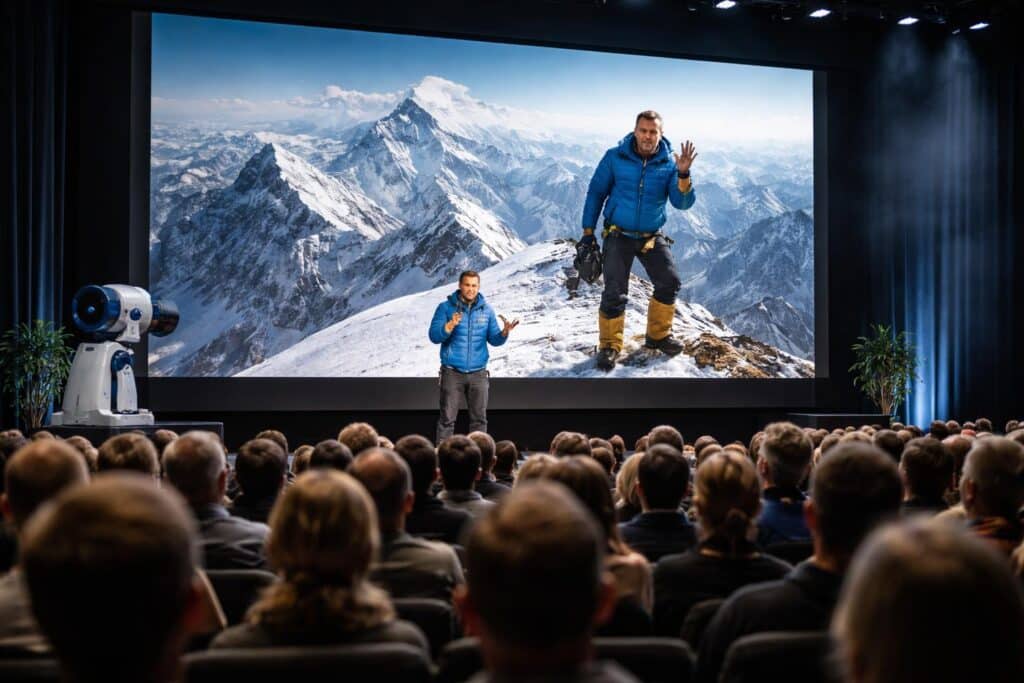 Extrembergsteiger Hans Wenzl im Kulturhaus