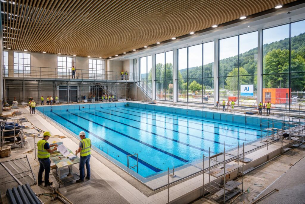 Sportbad Grafenstein nimmt Formen an