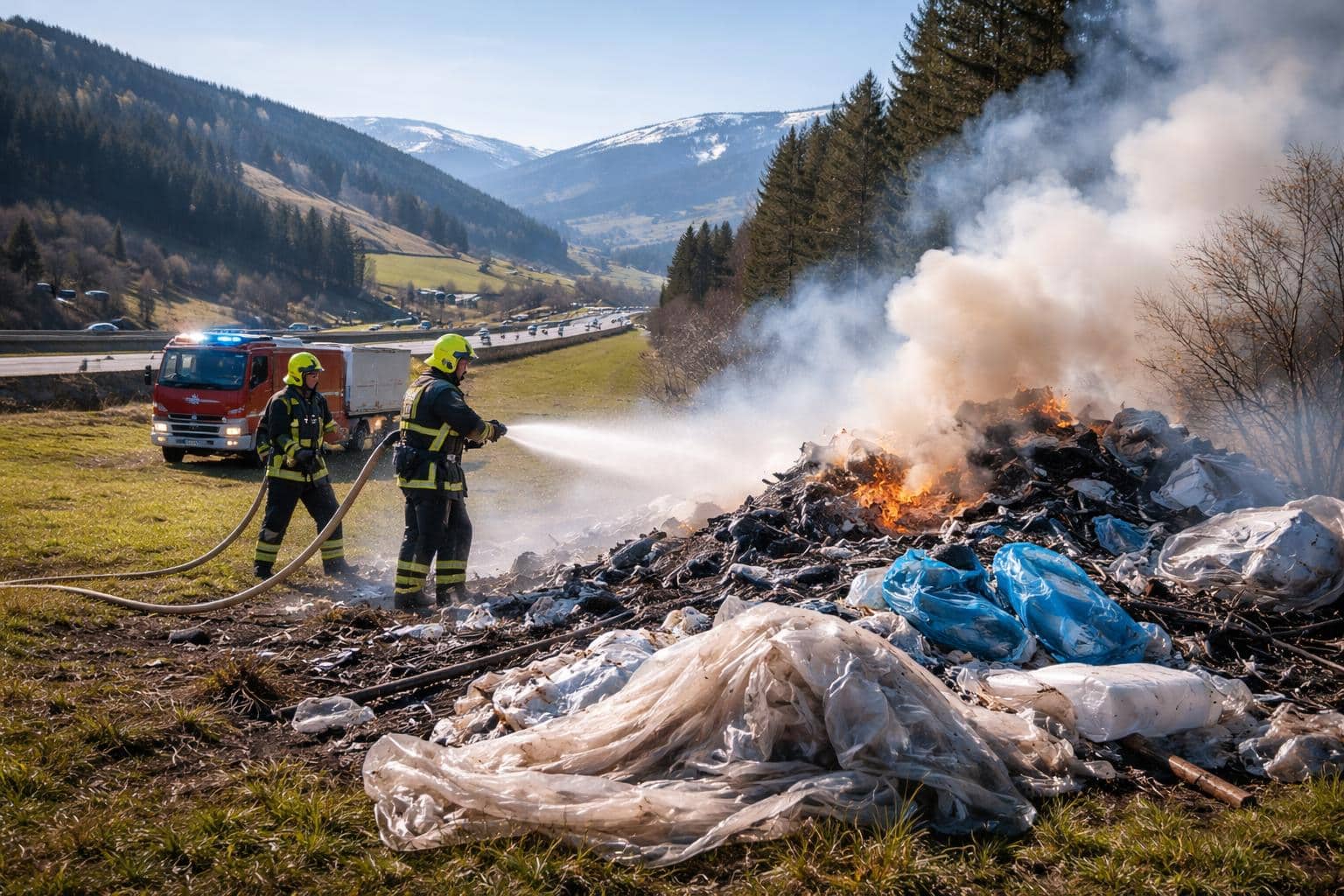 Brand im Bezirk Wolfsberg