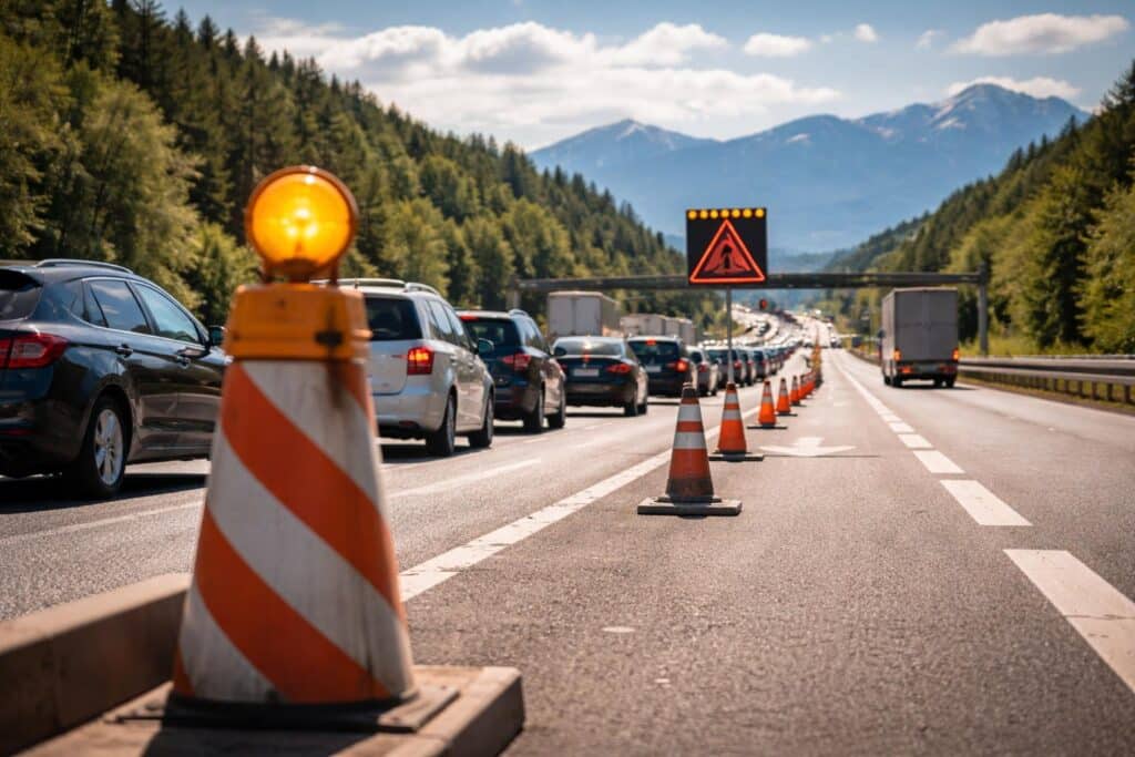 A2 Süd Autobahn, Klagenfurt Richtung Villach