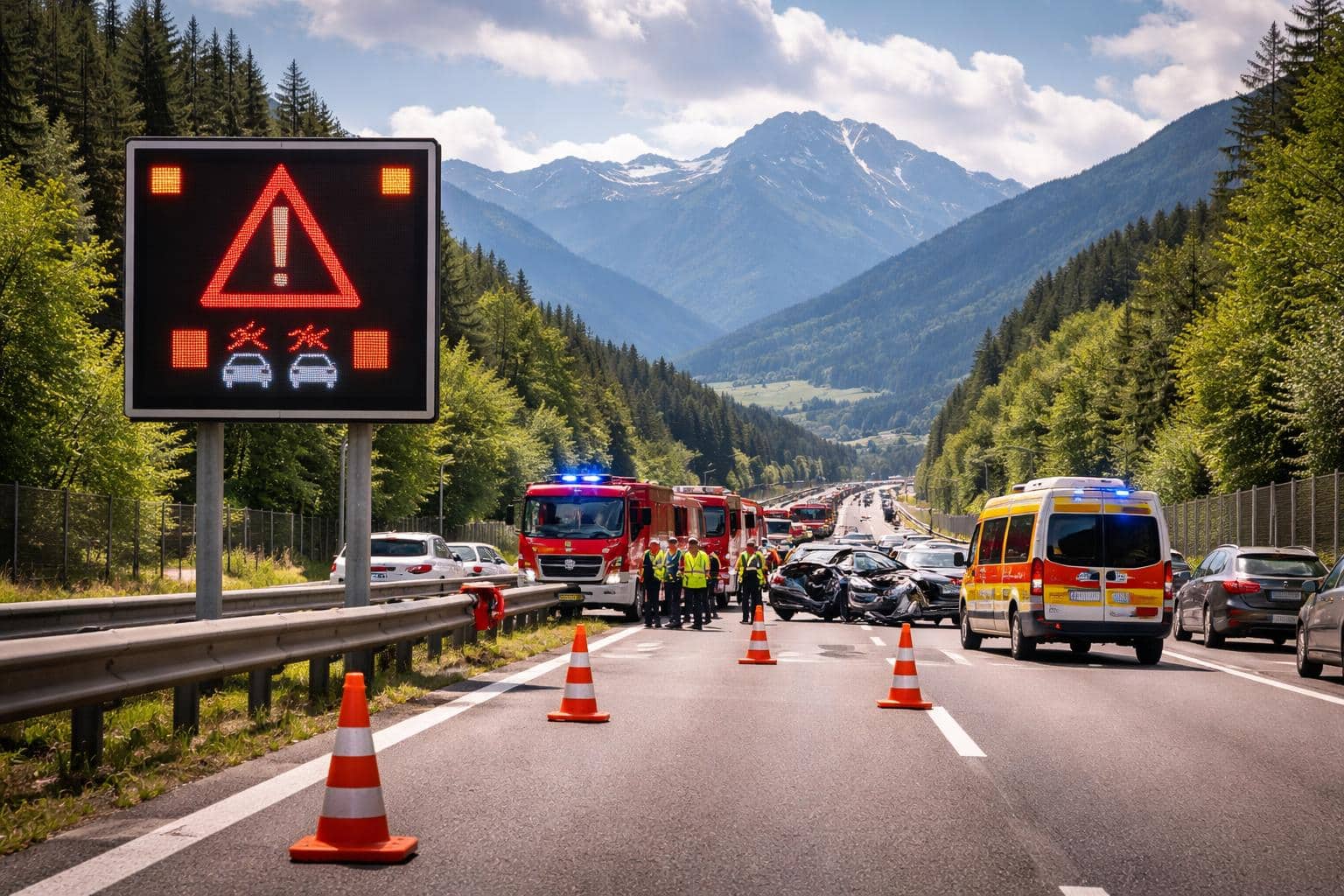 A2 Süd Autobahn, Graz Richtung Klagenfurt