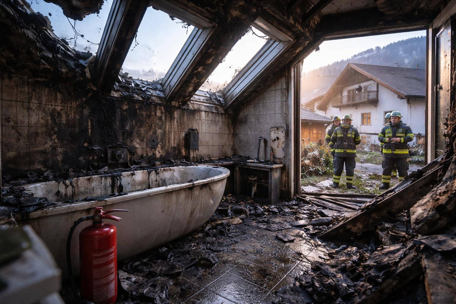 Brand im Bezirk Hermagor