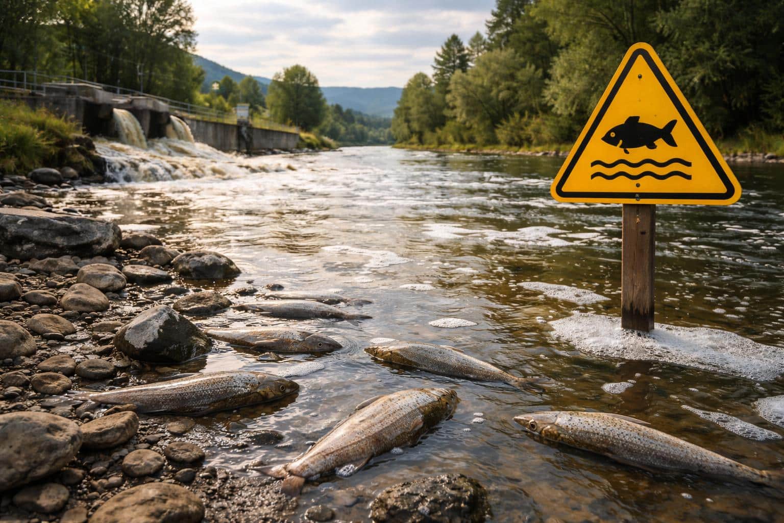 Fischsterben in der Lavant