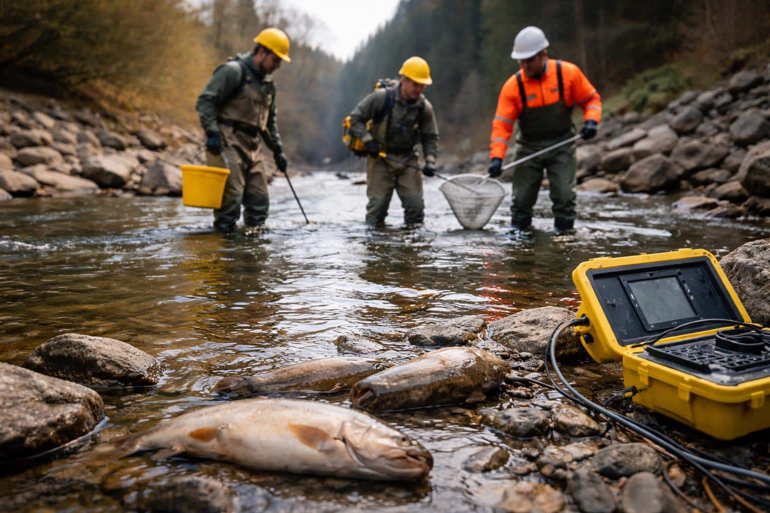 Seltene Fische in Lavant verendet