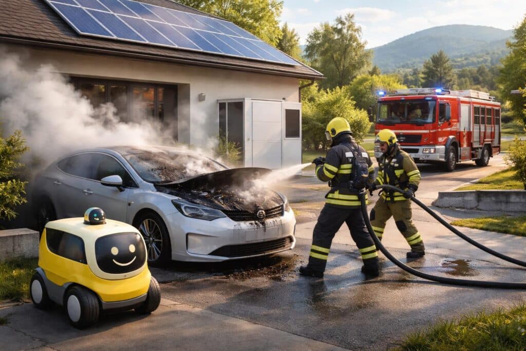 E-Autos, PV-Anlagen und Akkus als Herausforderung für Feuerwehren