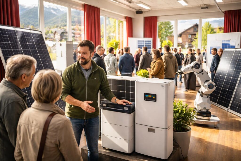 Energiemesse in Deutsch-Griffen informiert zu PV und Speicher