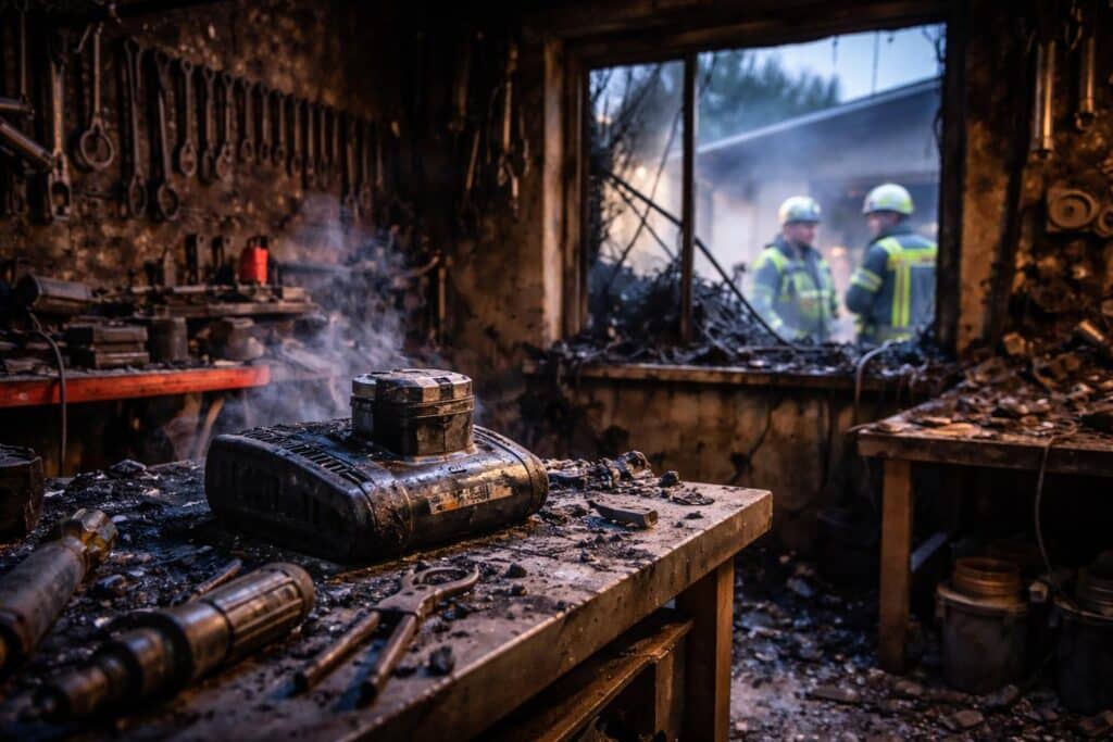 Garagenbrand in St. Andrä: Werkzeugraum stark beschädigt