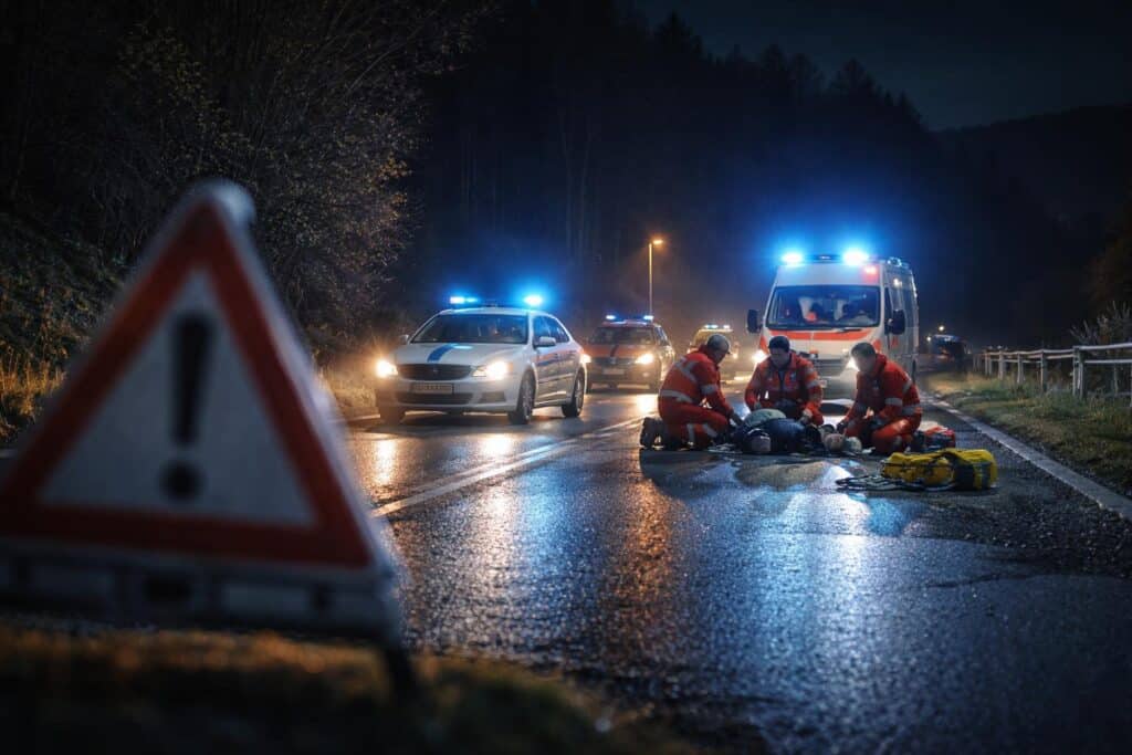 Verkehrsunfall mit Personenschaden im Bezirk Klagenfurt