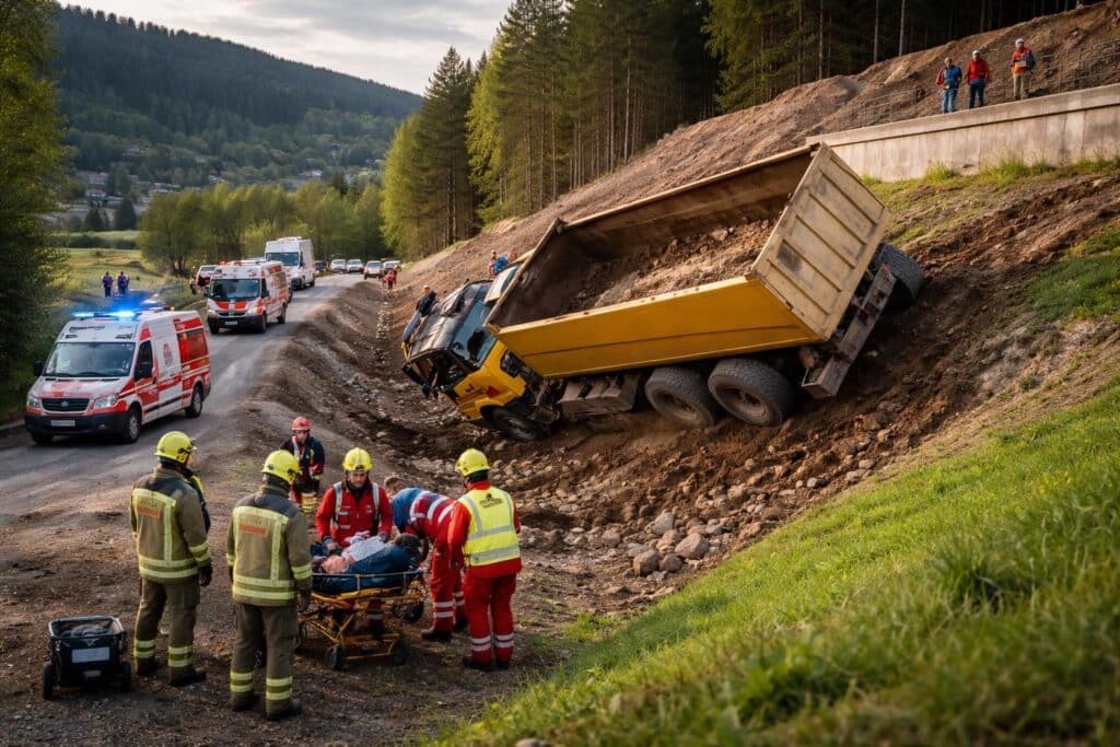 Arbeitsunfall im Bezirk Spittal an der Drau