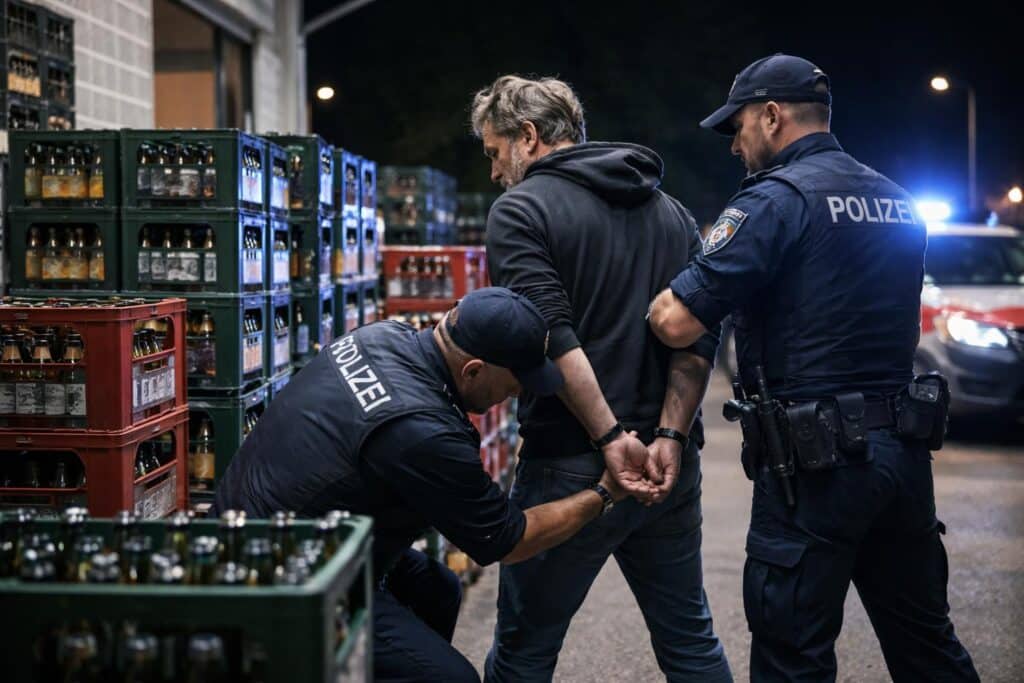 Mann nach Leergut-Diebstählen festgenommen