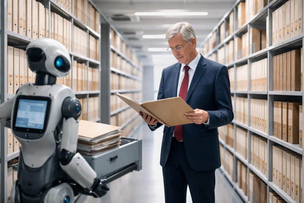 In diesem Archiv wird Peter Kaisers Vermächtnis verwahrt