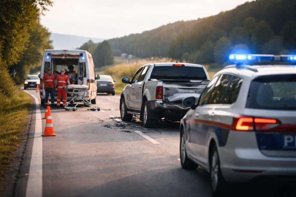 Krankenhaus: Lenker fährt nach Unfall weiter