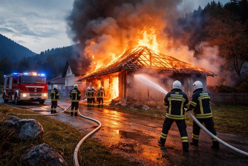 Nebengebäudebrand