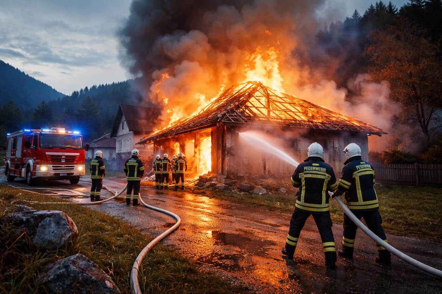Nebengebäudebrand