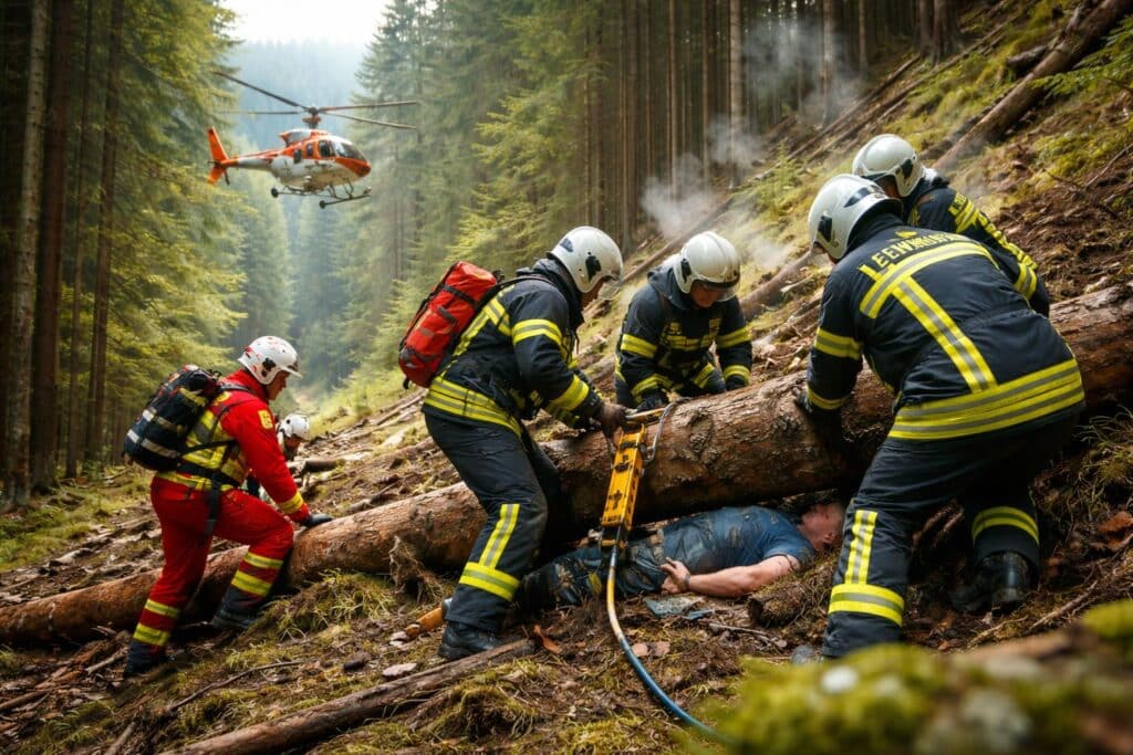 Forstunfall im Bezirk Wolfsberg