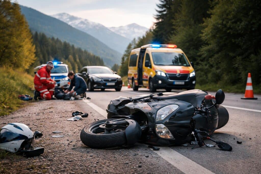 Kärnten: 15-Jähriger Mopedlenker bei Kollision mit Auto verletzt