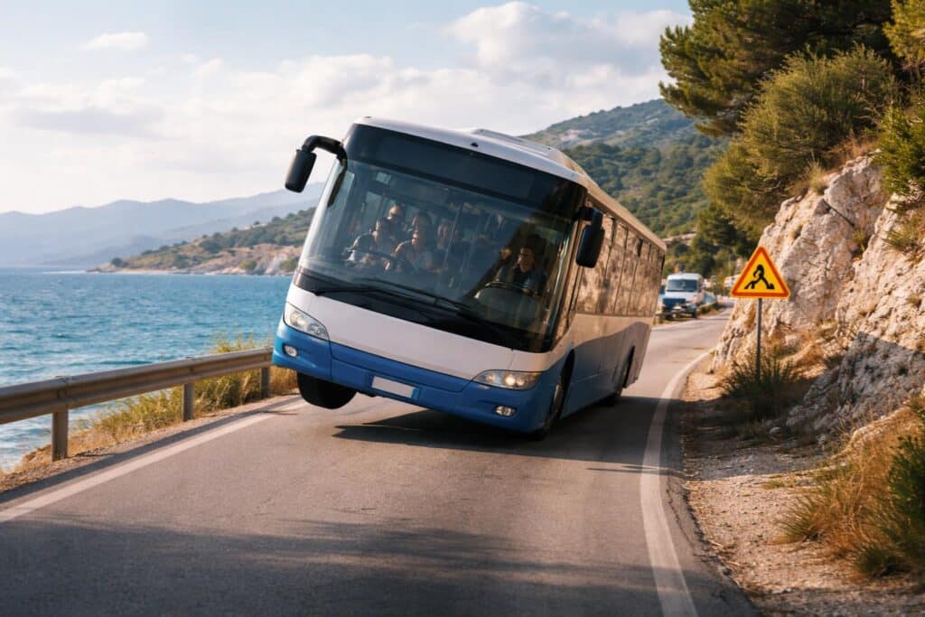 Diese Busfahrt in Zadar war wirklich schräg: Wie ist so etwas möglich?
