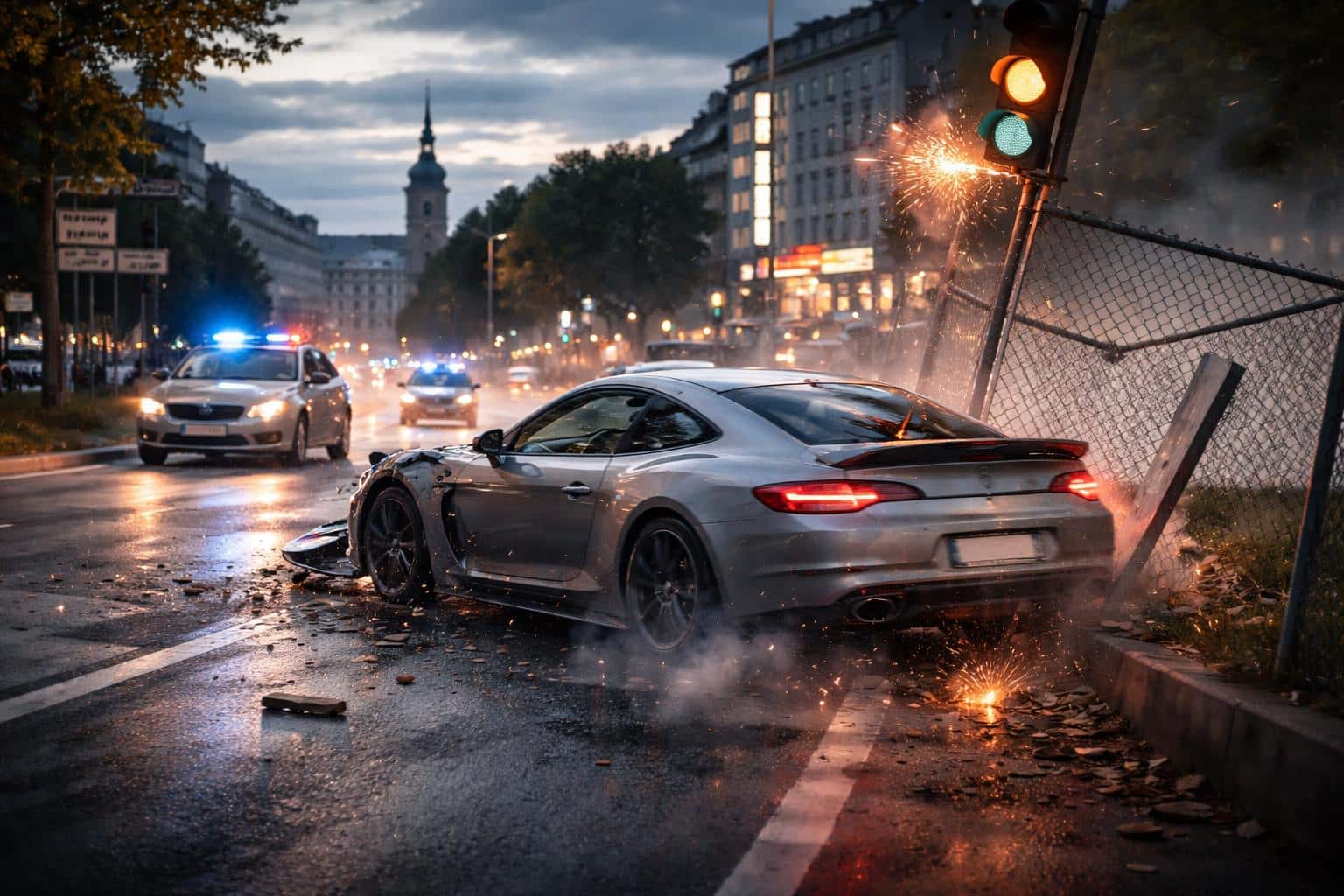 Wilde Verfolgungsjagd durch Klagenfurt