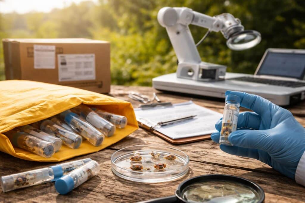 Früh erwacht: Warum Zecken jetzt mit der Post verschickt werden