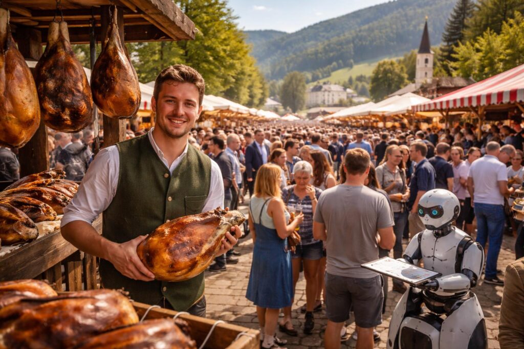 Mehr als 9.000 Besucher beim Bleiburger Schinkenfest – Matthias Seifried ist Schinkenkaiser 2026
