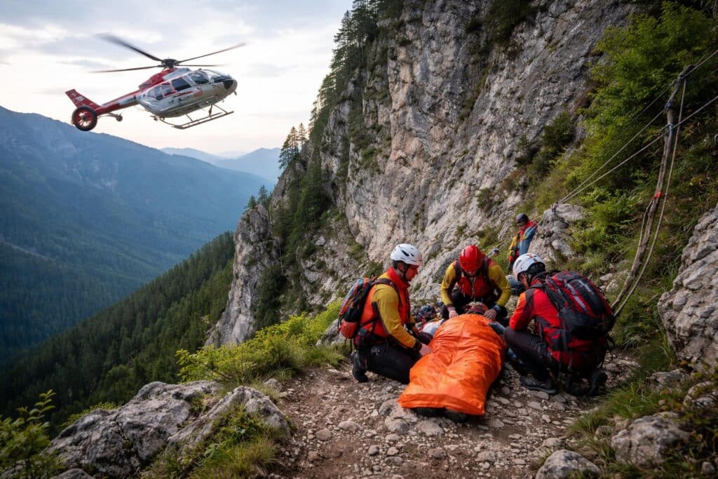Tödlicher Absturz am Koschlak-Klettersteig