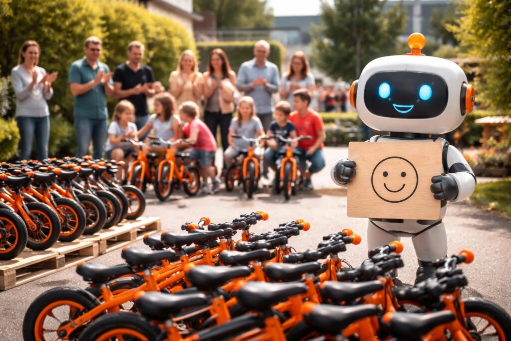 450 KTM Lernlaufräder für soziale Kärntner Einrichtungen gespendet