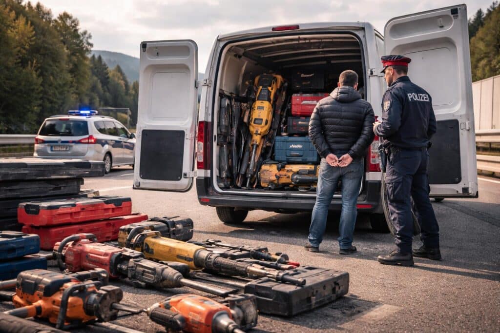 Georgier mit Hehlerware gestoppt