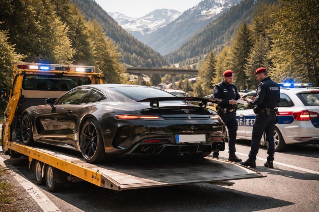 Polizei beschlagnahmt bei Kontrolle in Osttirol Raser-Auto