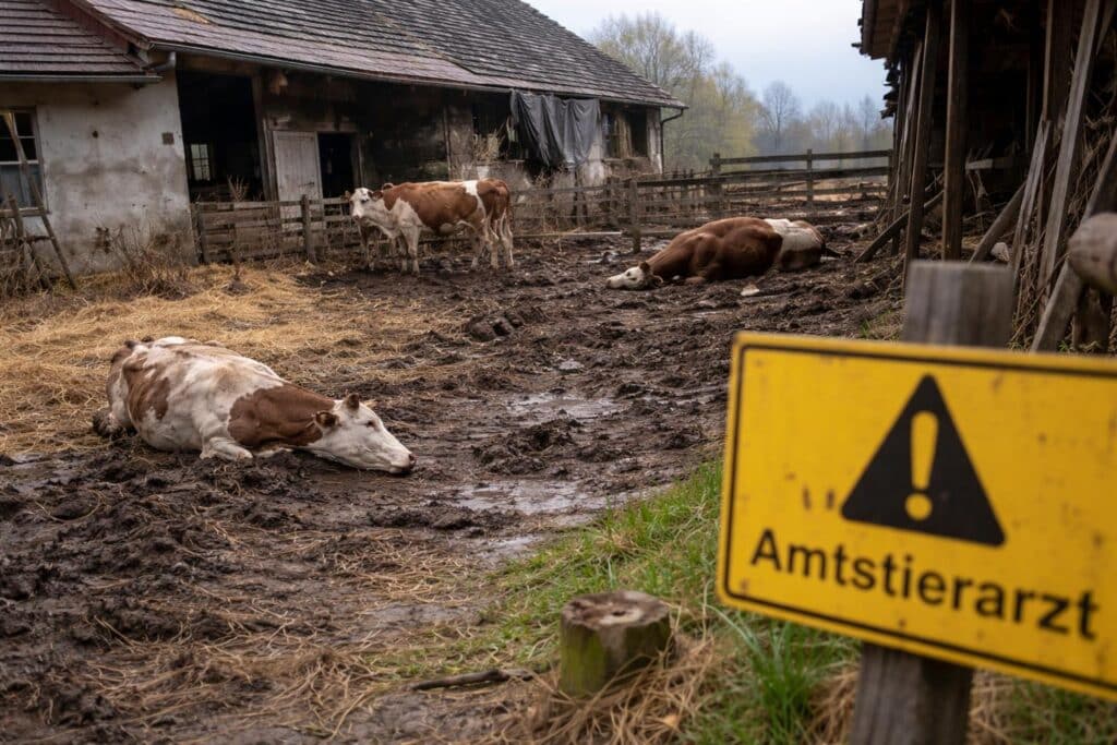 Verendete Tiere auf Bauernhof: Behörde nimmt neuen Anlauf