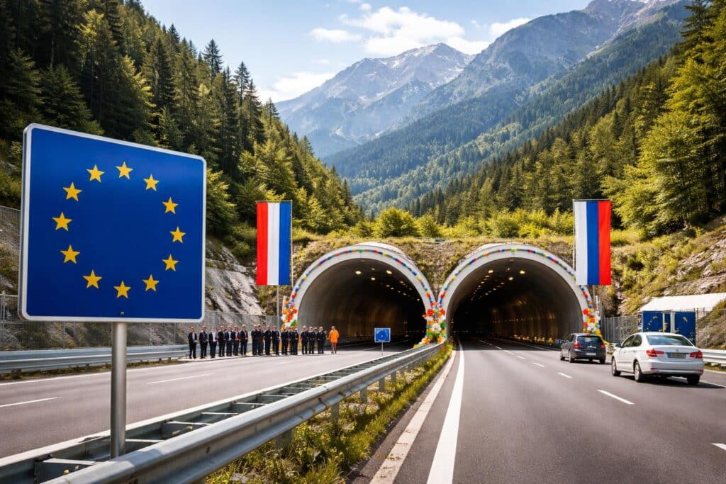 Neue Röhre des Karawankentunnels: „Österreich, Slowenien und Europa verbunden“