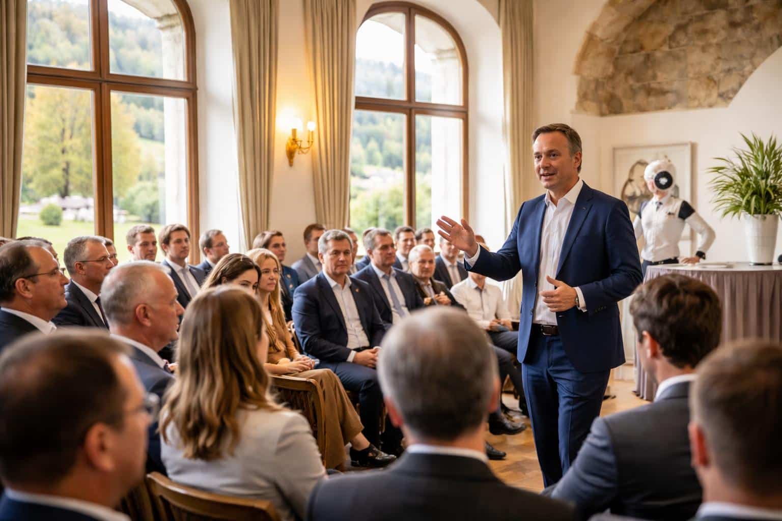 Minister Hattmannsdorfer stellte sich den Fragen der Unternehmer