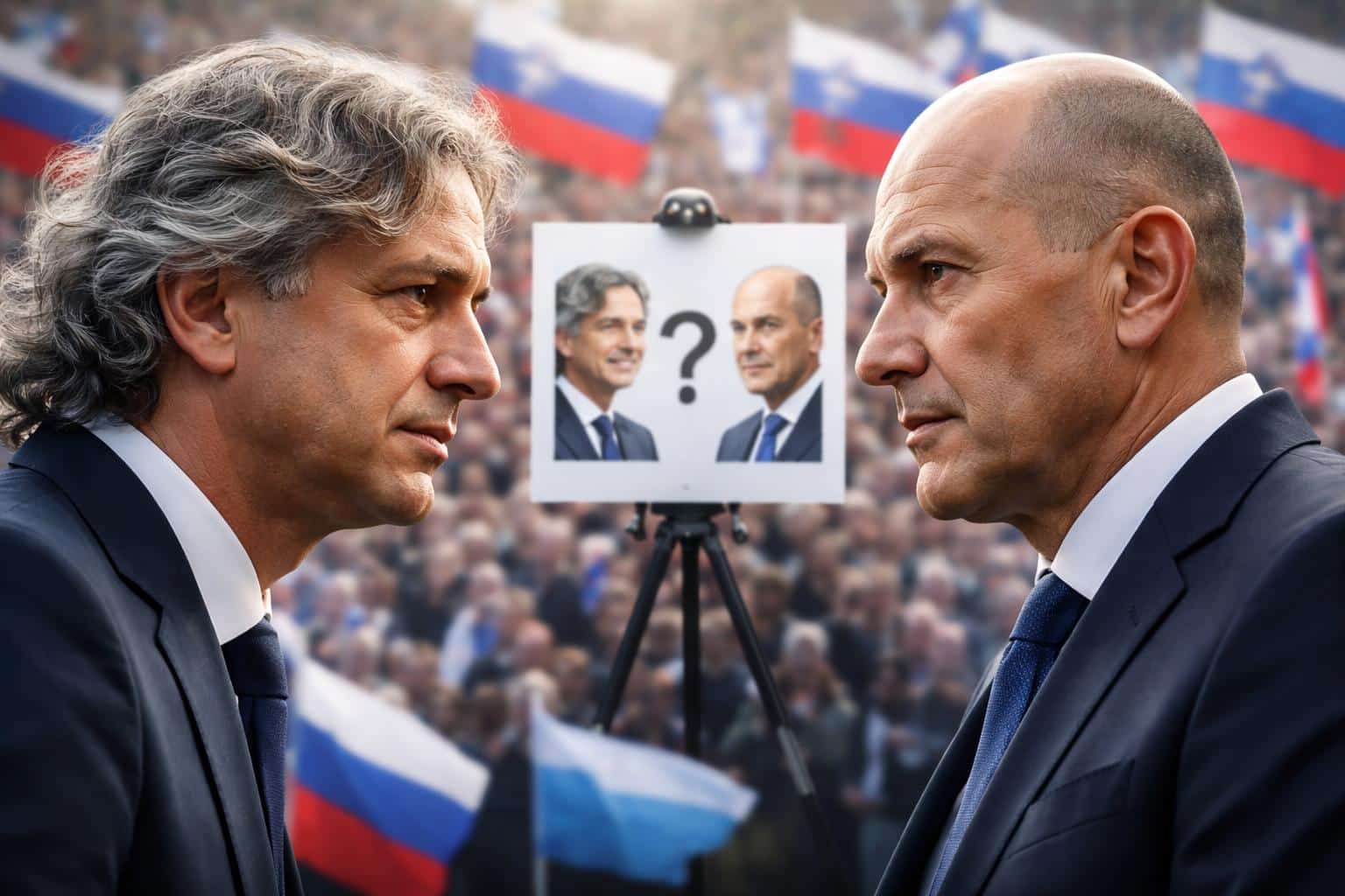 Slowenien: „Bei der Wahl gibt es keine Inhalte, nur: Golob oder Janša“