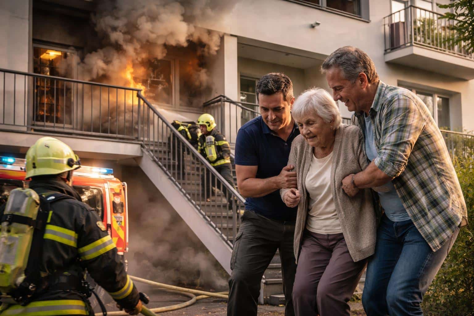 Kärnten: Küchenbrand: Nachbarn retten 79-Jährige aus Wohnung