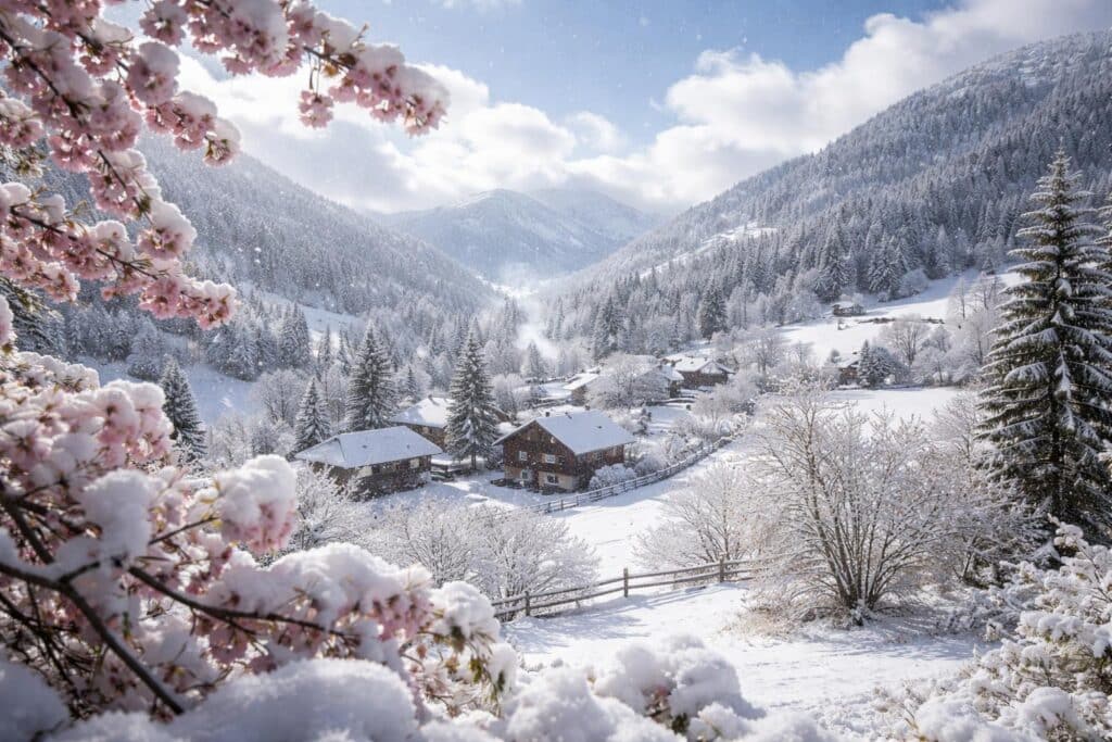 Kärnten und Steiermark: Der Frühling beginnt mit Kälte und 20 Zentimeter Neuschnee