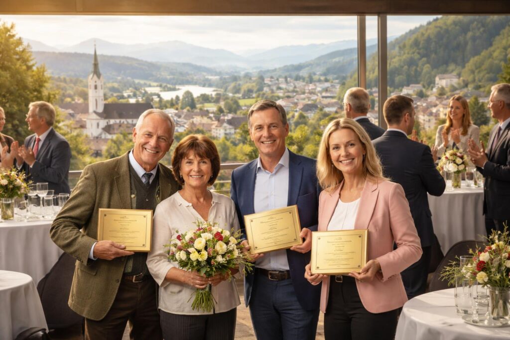 Wirtschaftskammer ehrt langjährige Betriebe im Bezirk Völkermarkt