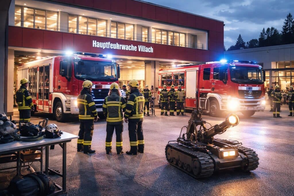 Hauptfeuerwache Villach zieht Bilanz