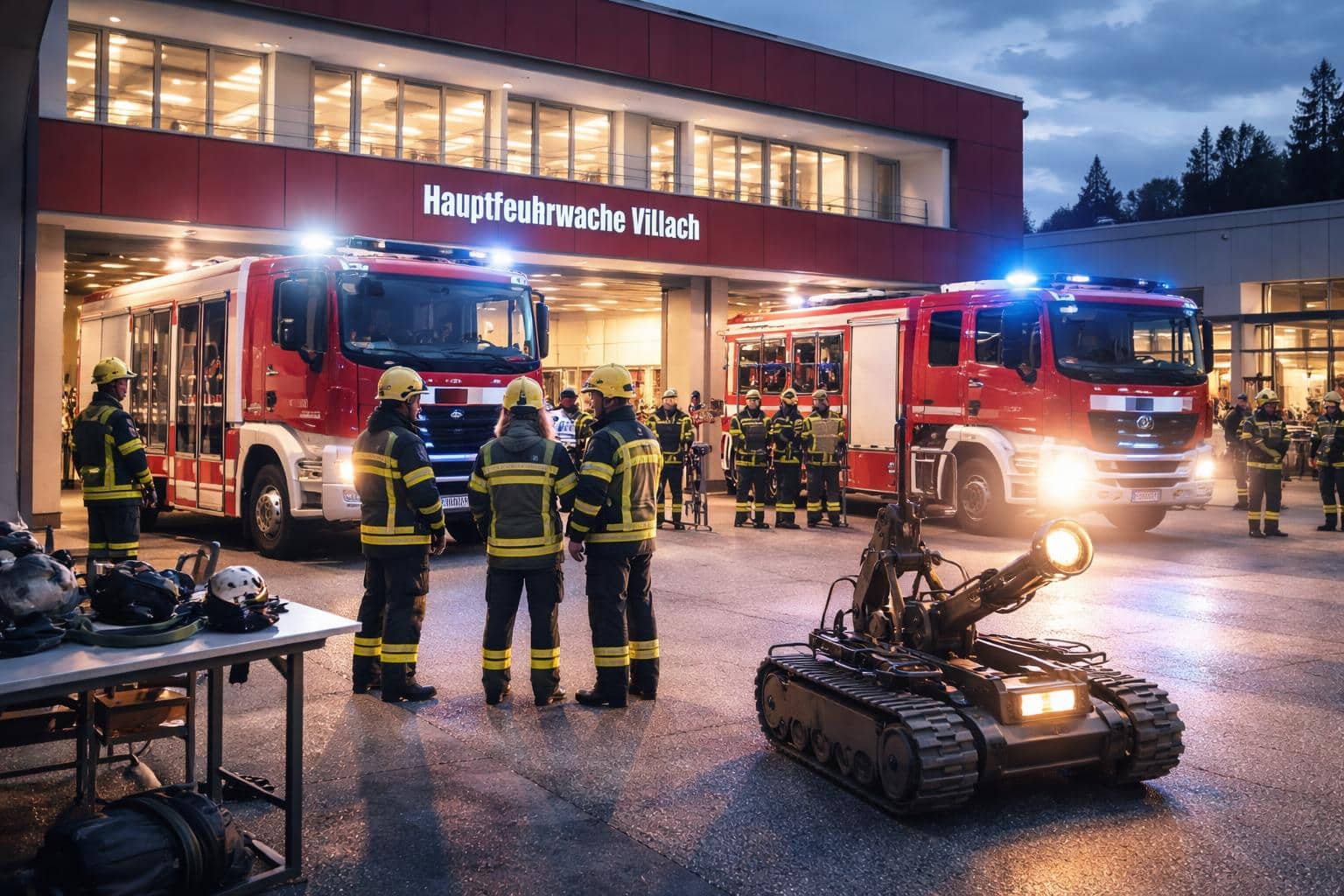 Hauptfeuerwache Villach zieht Bilanz