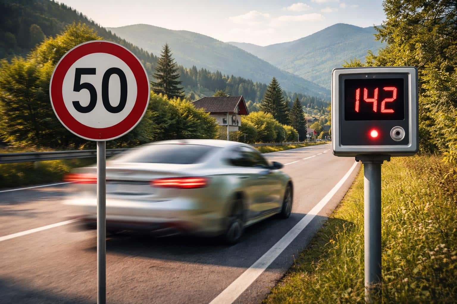 Führerschein abgenommen: Kärntner raste mit 142 km/h durch 50-er-Zone