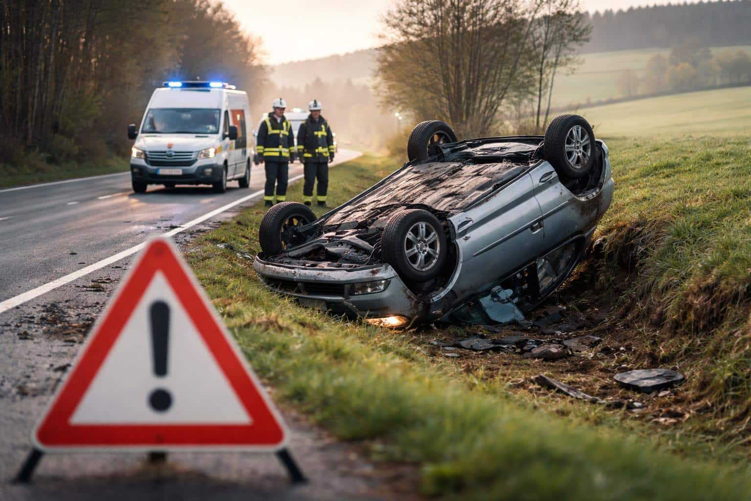 Kärntnerin (20) überschlug sich mit Pkw und wurde verletzt