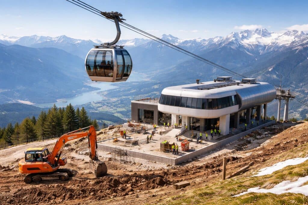 Gerlitzen: Baubeginn für neue Gondelbahn