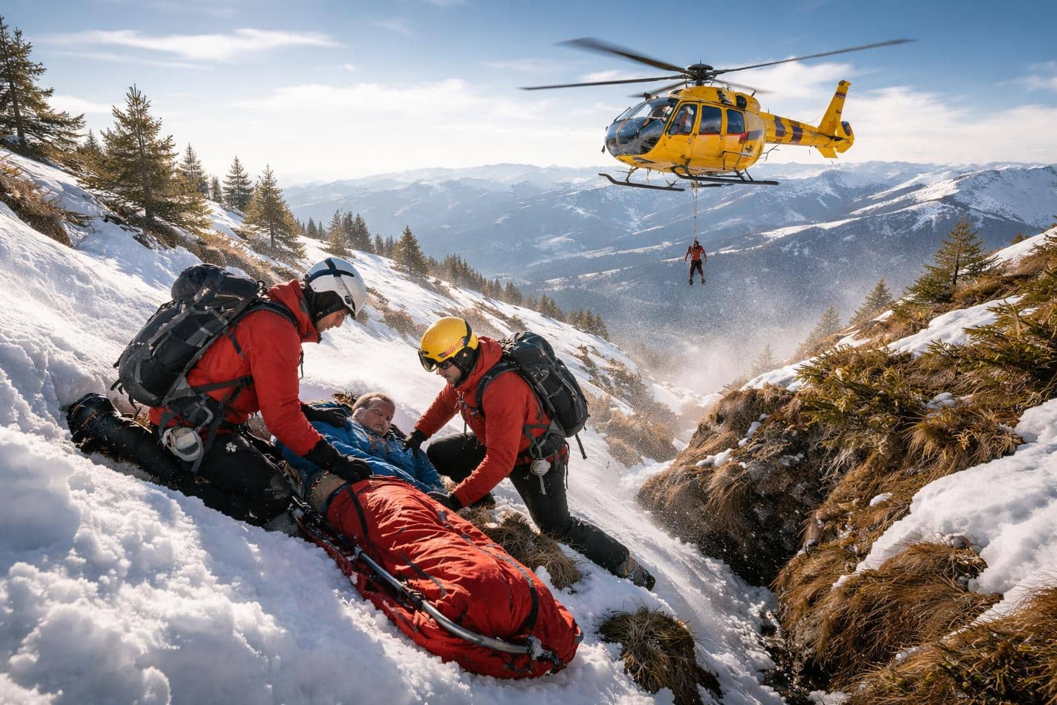 In Graben gestürzt: Steirer bei Tour auf der Saualpe schwer verletzt
