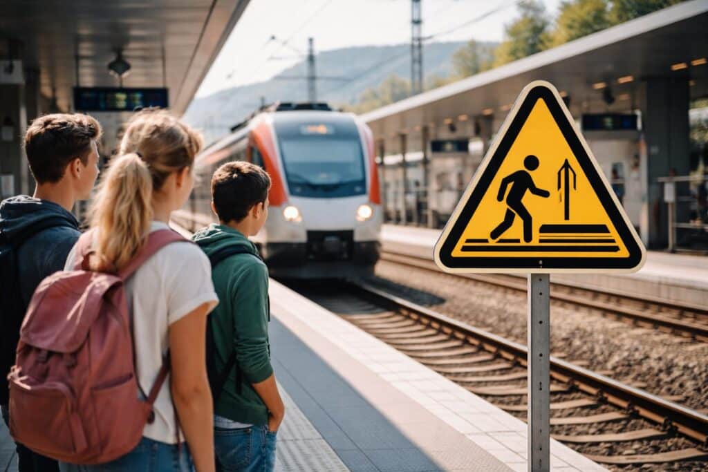 ÖBB warnen vor Gefahren an Bahnhöfen